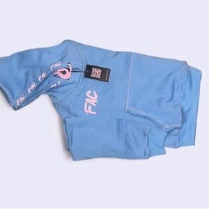 Blue FAC Hoodie with Pink “MEN/FEMALE”